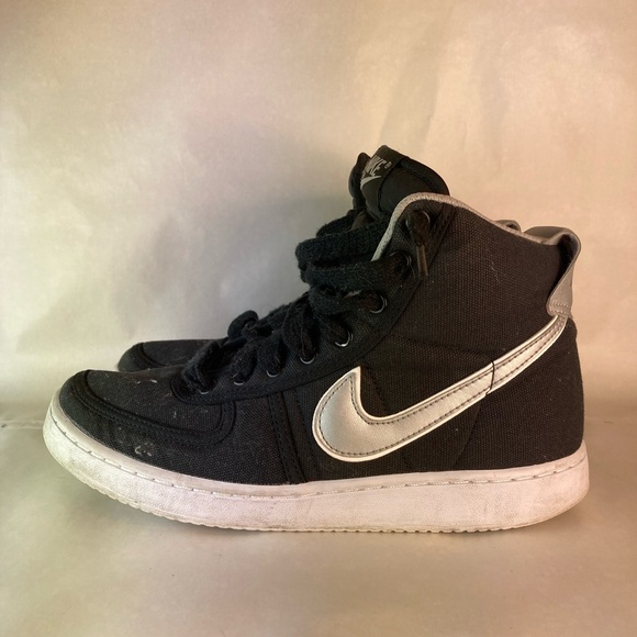 Nike Vandal Hi Terminator Kyle Reese Black/Silver 8 - Picture 1 of 10